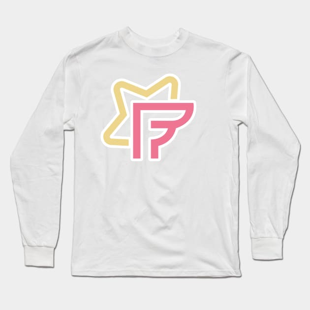 Star letter F vector logo sticker design. Creative initial letter F with star logo template sticker design vector. Long Sleeve T-Shirt by AlviStudio